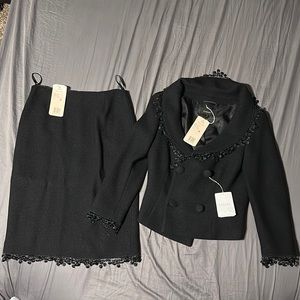 Escada NWT blazer skirt set size 8